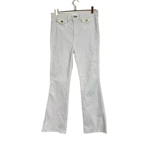 ASKK NY 70s Boot Ivory Jeans High Rise Flare - Picture 5 of 14